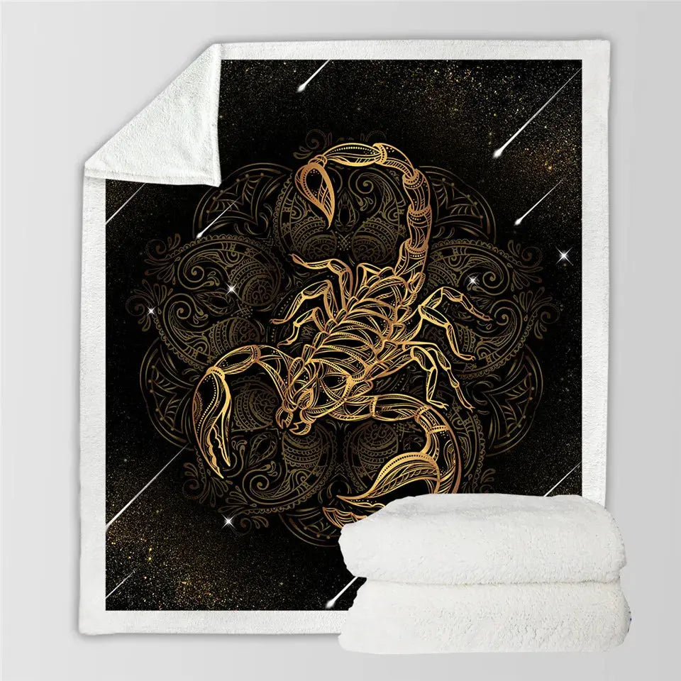Scorpion Throw Blanket My Store