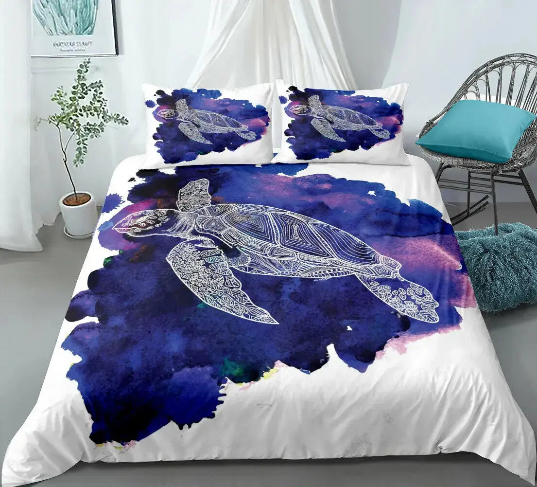 Sea Turtle Duvet Cover My Store