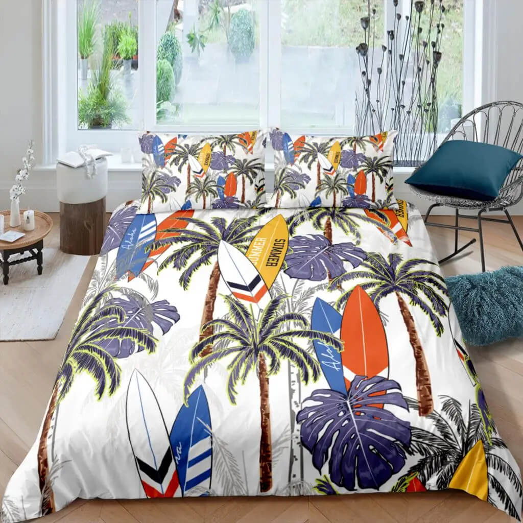 Water sports bedding set