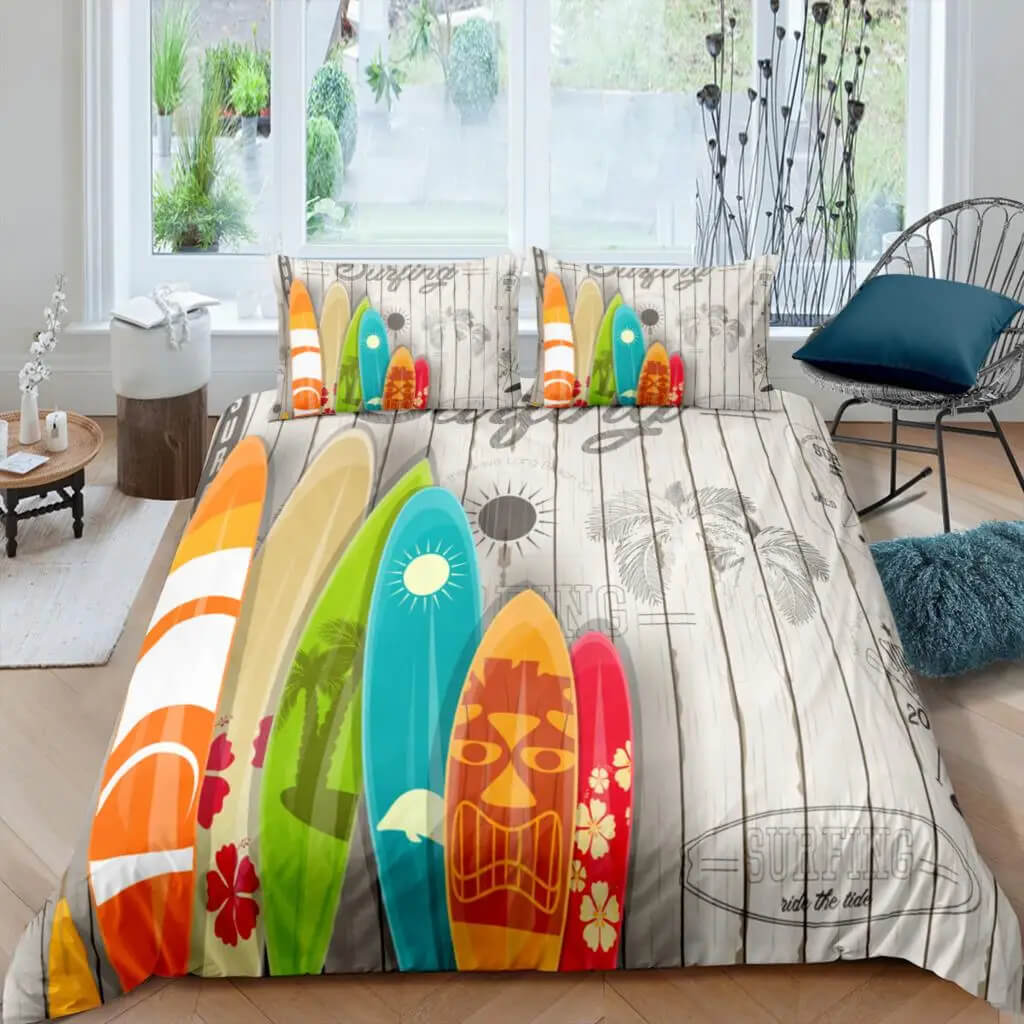 Ocean themed bedding decor