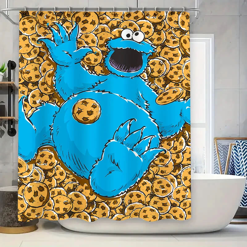 Cute Sesame Street bathroom decor for kids and toddlers