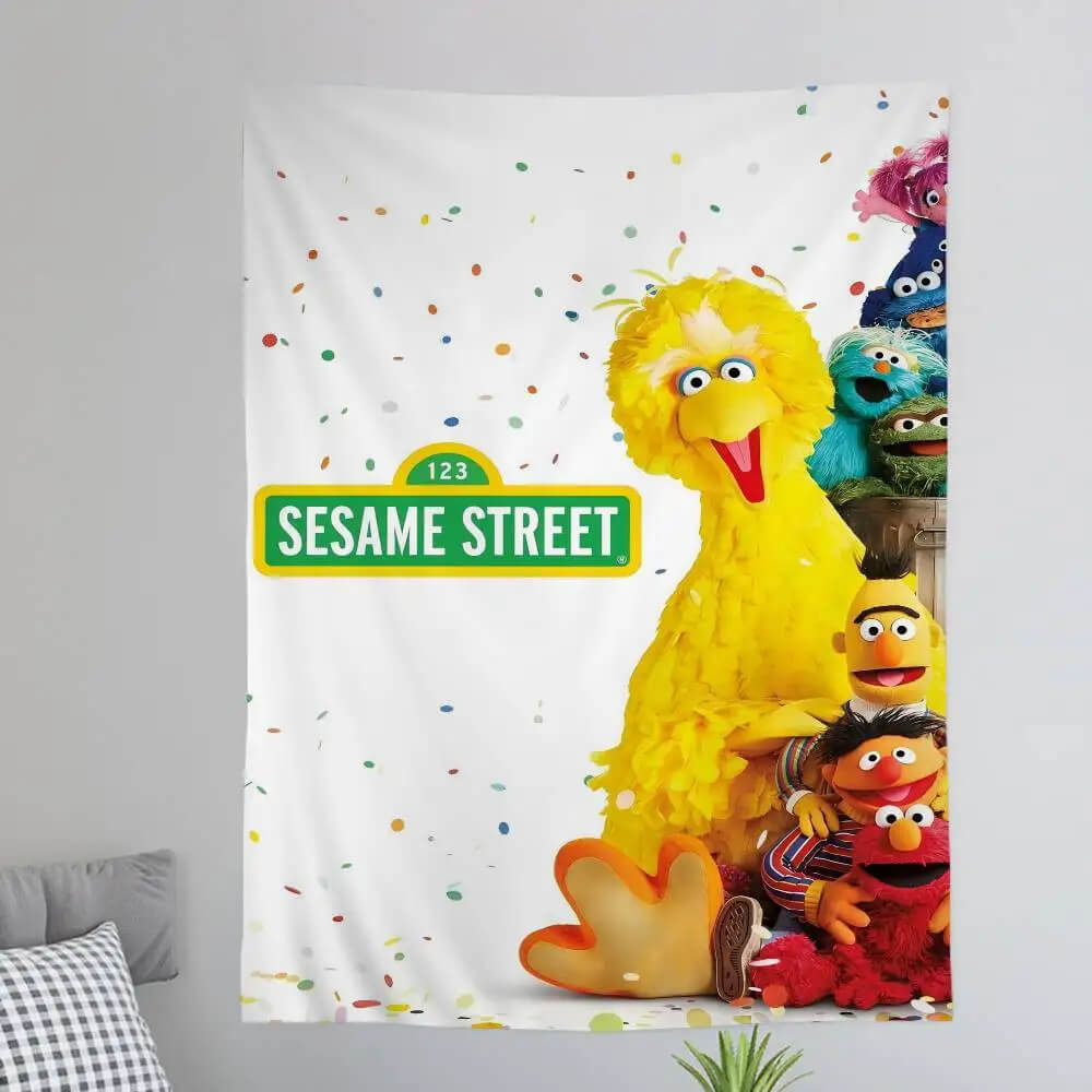 Elmo and Cookie Monster room makeover decor