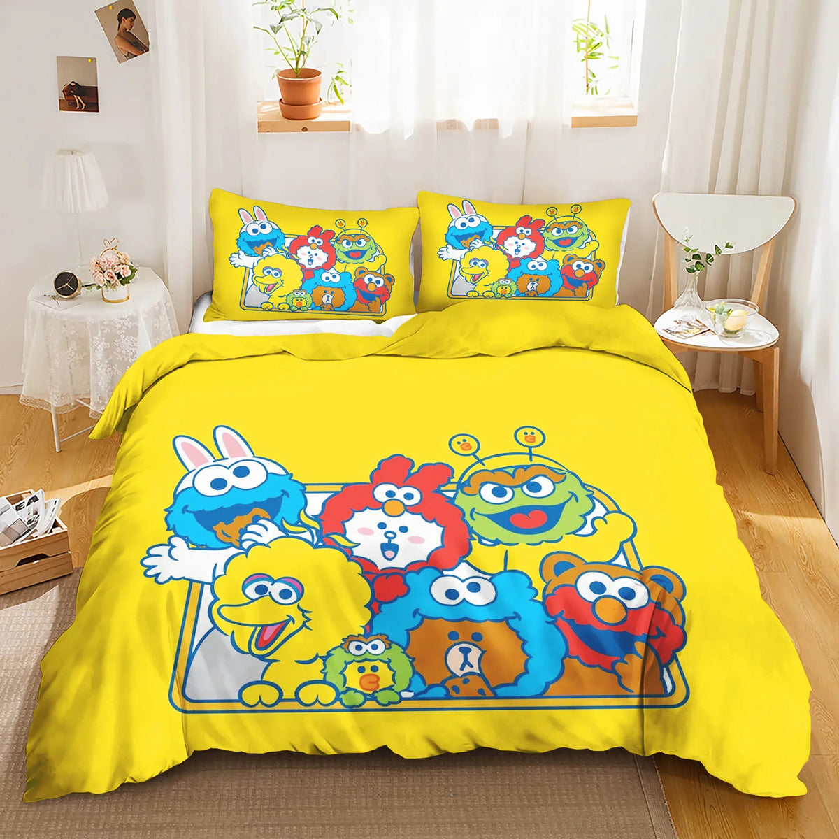 Sesame street kids bedding set