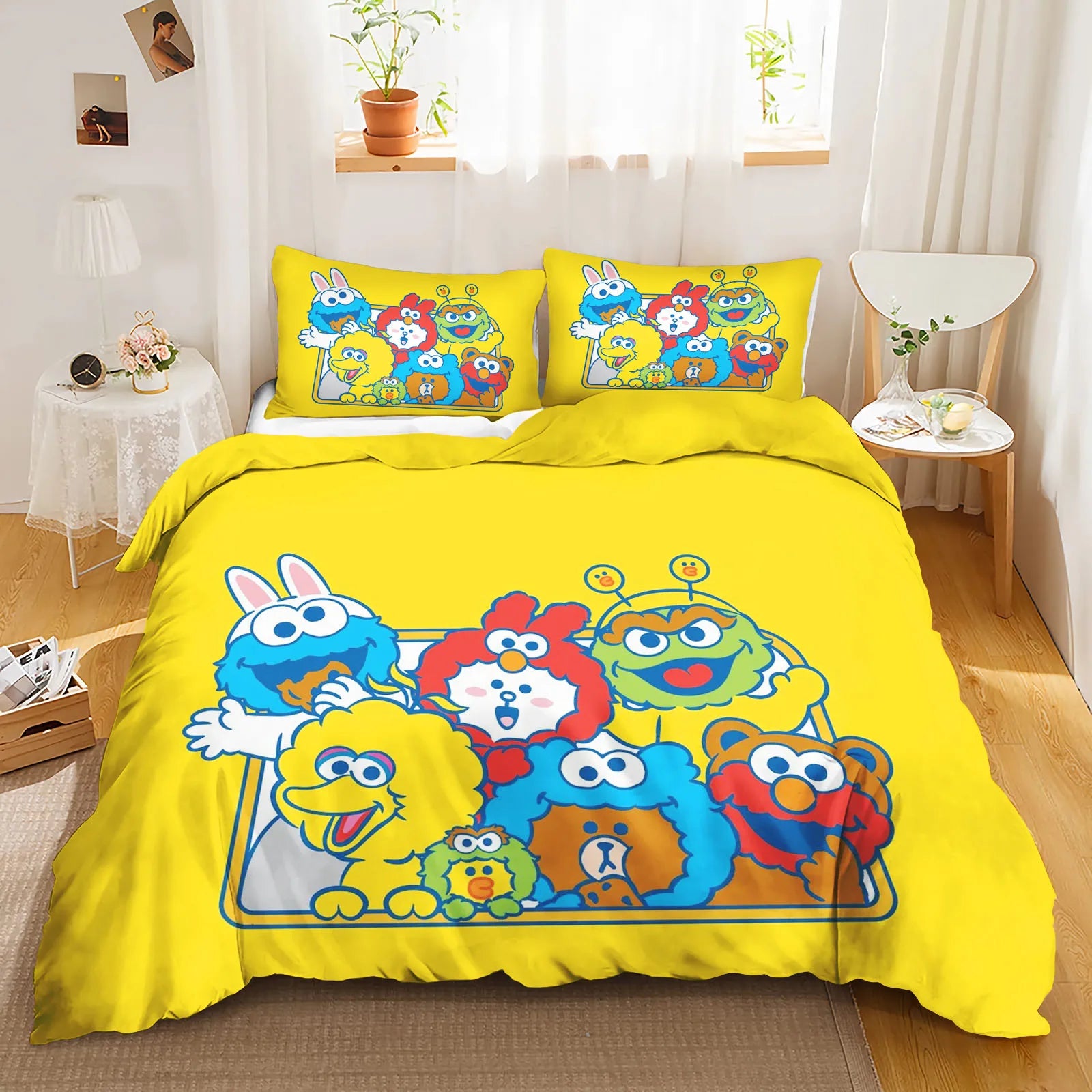 Sesame street kids bedding set