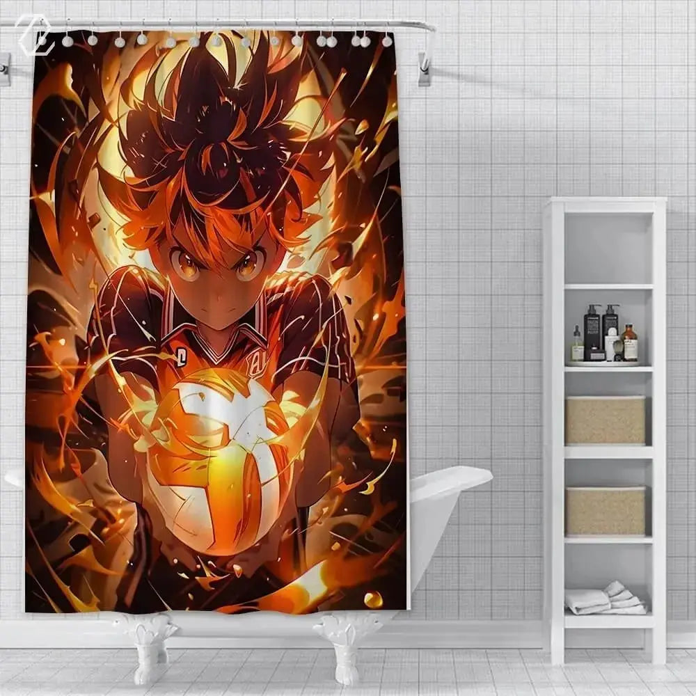 Shoyo Hinata 3D Shower Curtain (Copy) Zirconic