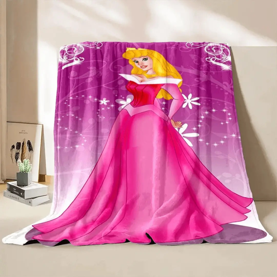 Sleeping Beauty Aurora Princess Kids 3D Throw Blanket