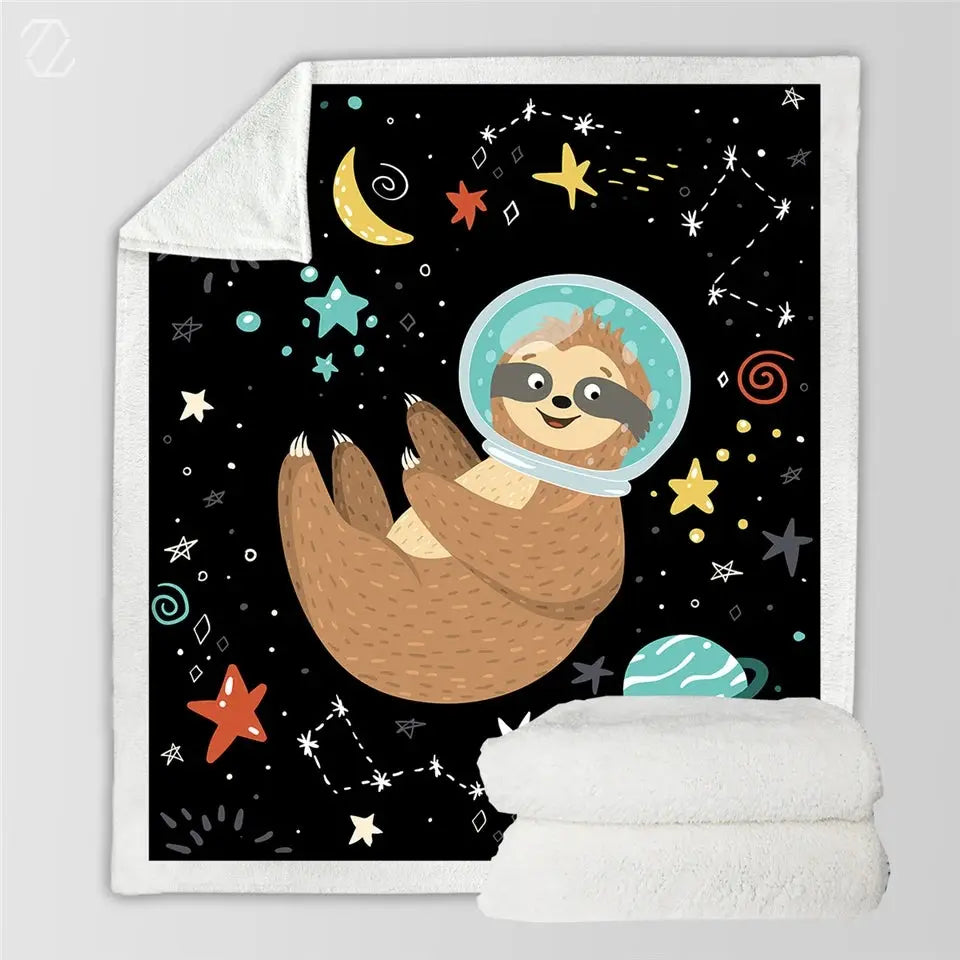 Sloth Throw Blanket My Store
