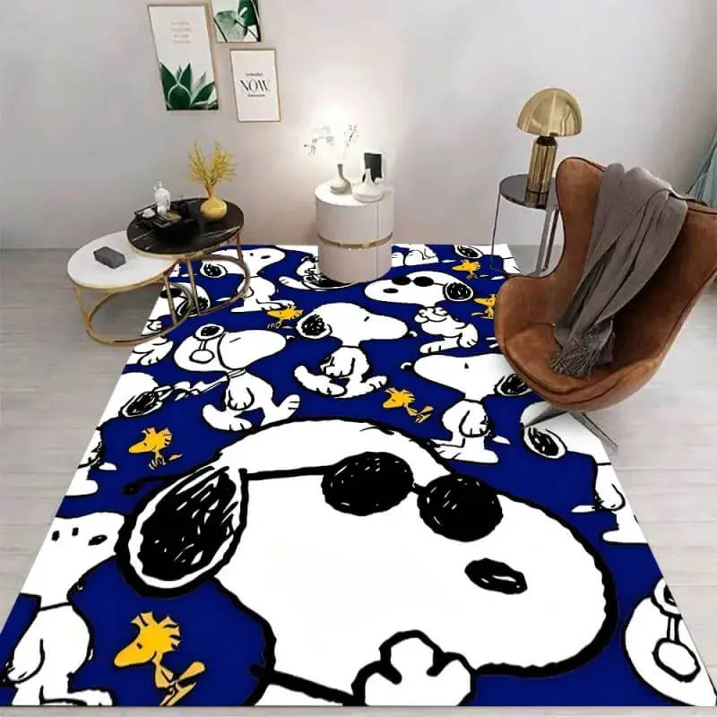 Soft home carpet rug placed in a living room with modern furniture
