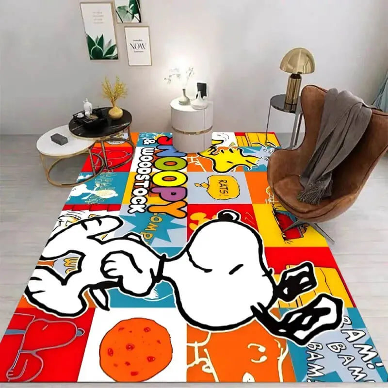 Soft home carpet rug placed in a living room with modern furniture