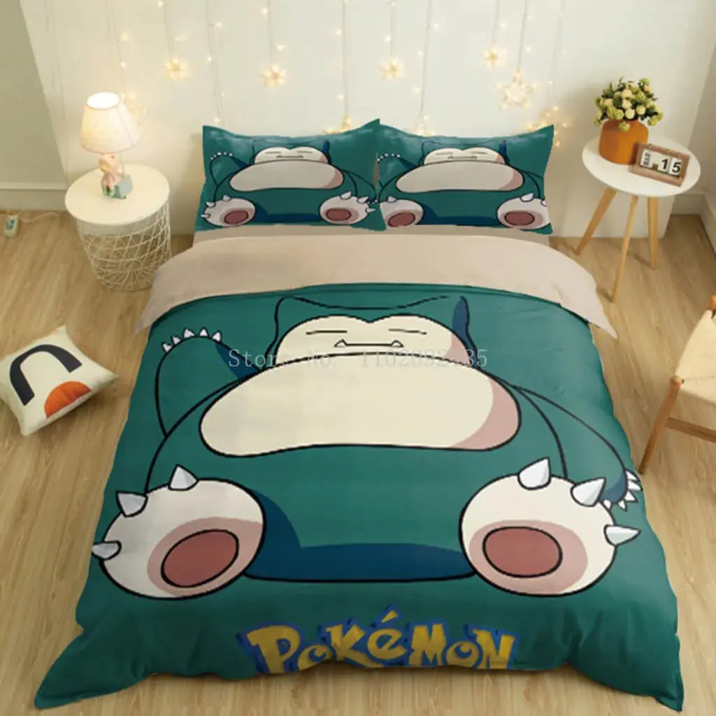 Snorlax Pokemon Duvet Cover