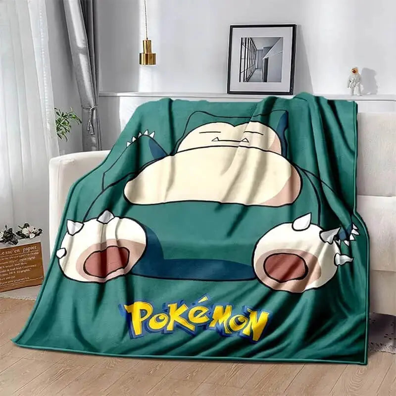 Snorlax Pokemon Throw Blanket