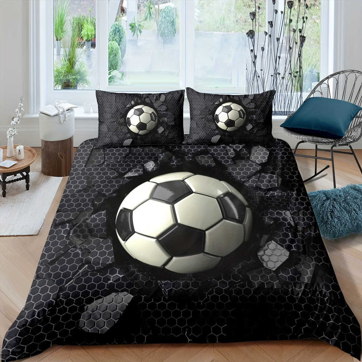 Football themed bedroom bedding