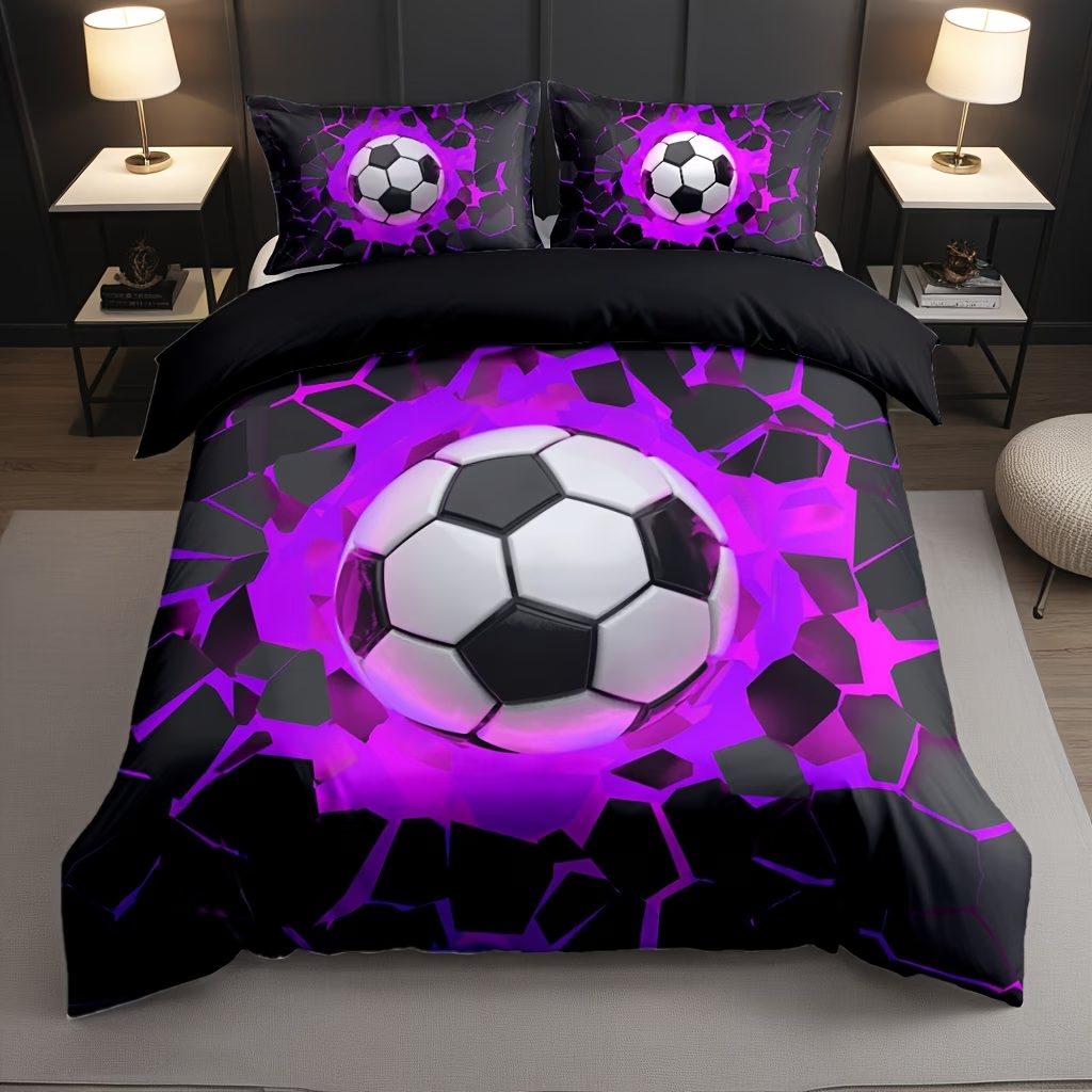 Soccer gift bedding set