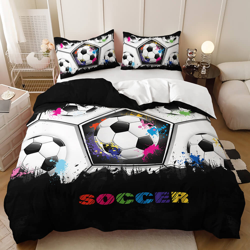 Football duvet cover for kids gift