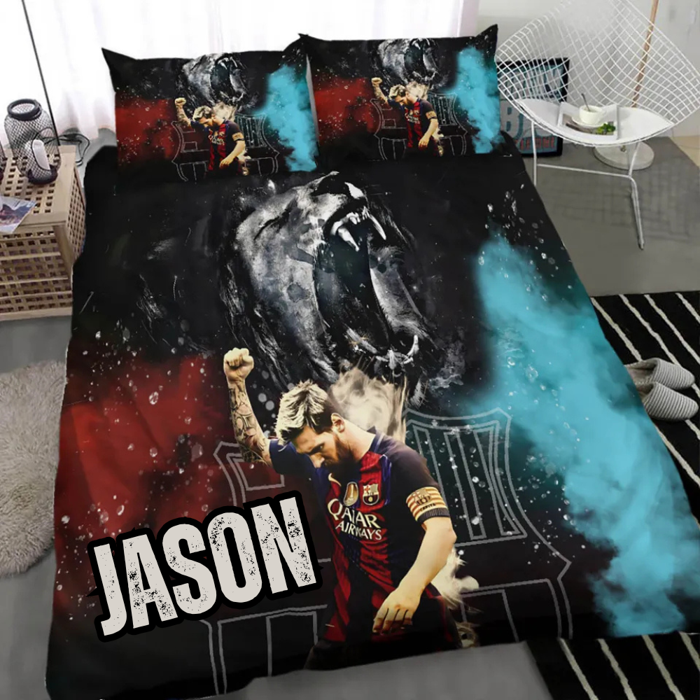 Soccer themed bedroom decor