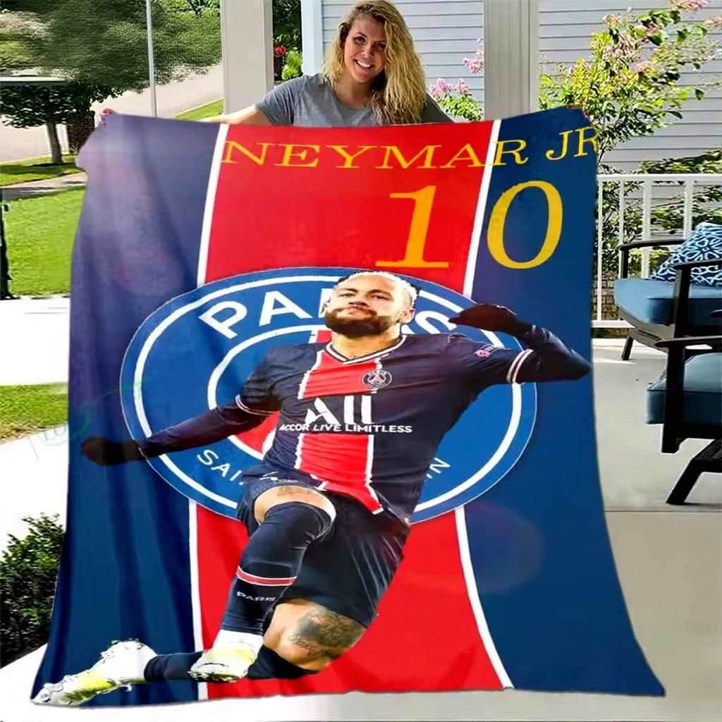 Soft football blanket