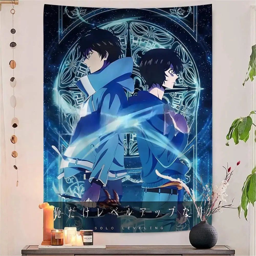 Shadow Monarch Wall Hanging for Anime Decor