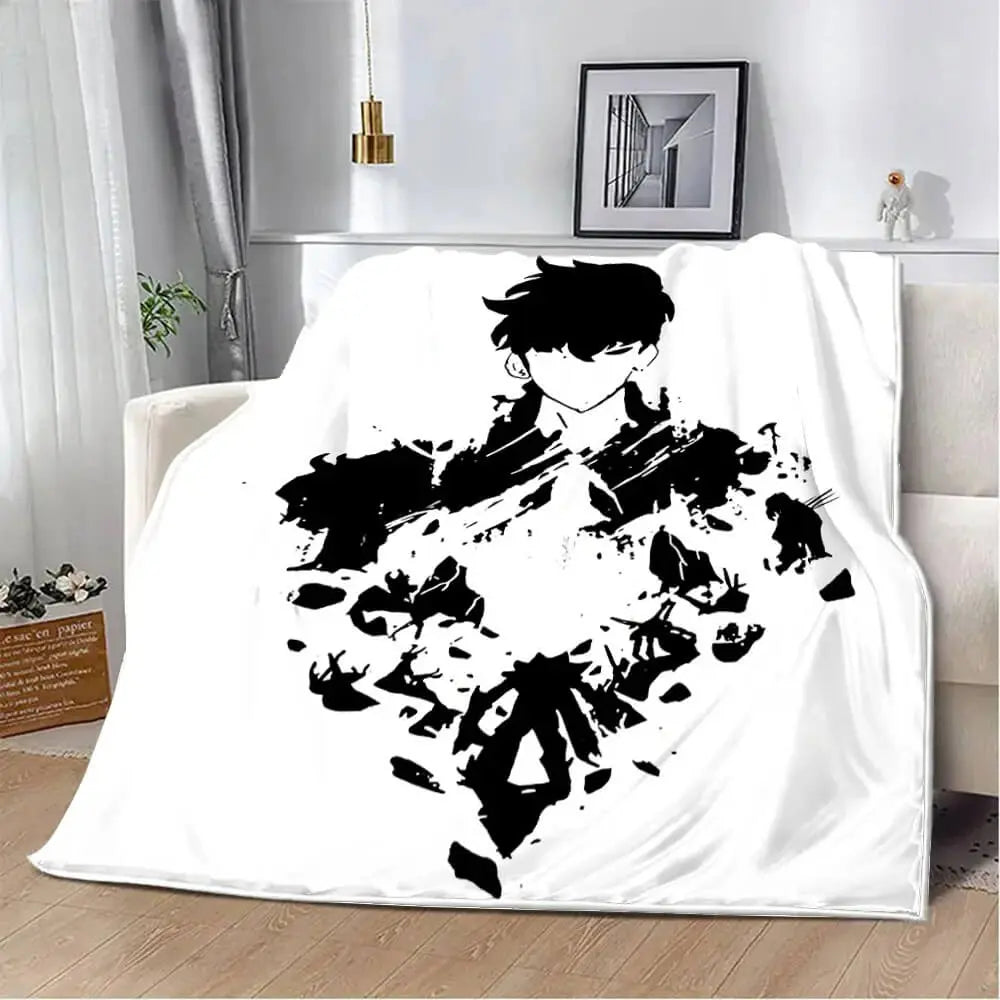 Solo Leveling Sung Jin-Woo Throw Blanket