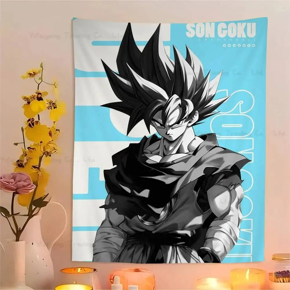Son Goku Anime Wall Tapestry for Bedroom

Super Saiyan Goku Digital Print Fabric Banner

Dragon Ball Z Tapestry Featuring Goku in Battle Pose

Goku Polyester Wall Hanging for Anime Room Decor

High-Resolution Son Goku Wall Art for Dorms