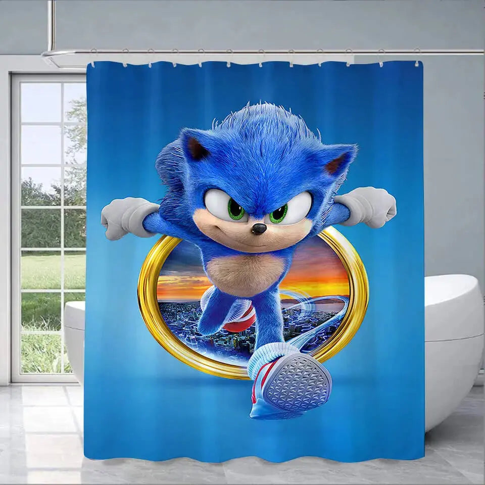 Sonic the Hedgehog Shower Curtain