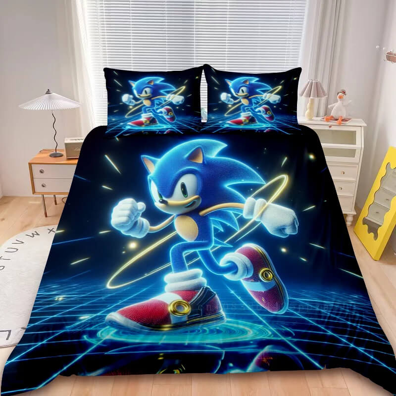 Sonic the Hedgehog bed linen set for boys