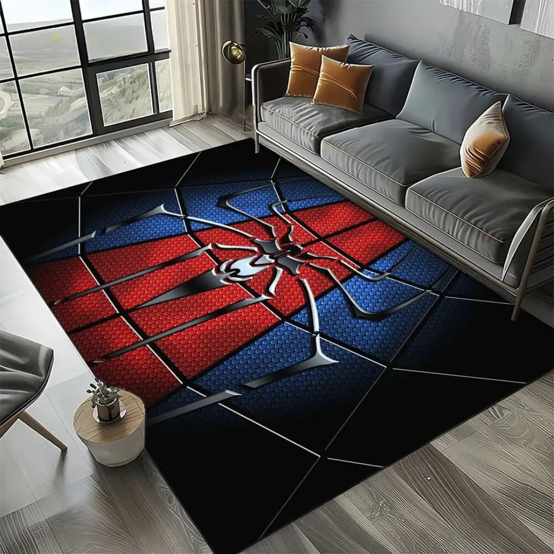 Soft home carpet rug placed in a living room with modern furniture