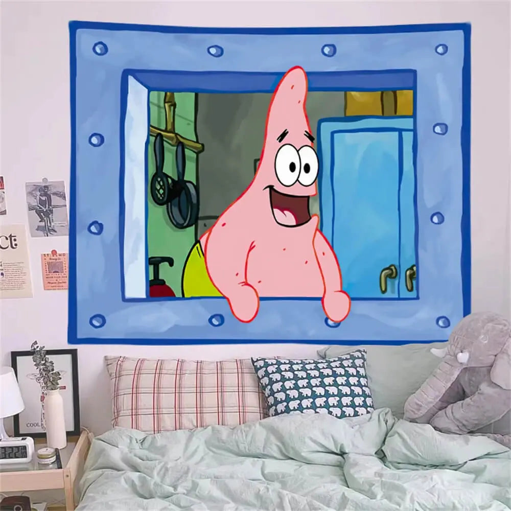 Spongebob Patrick Star Tapestry