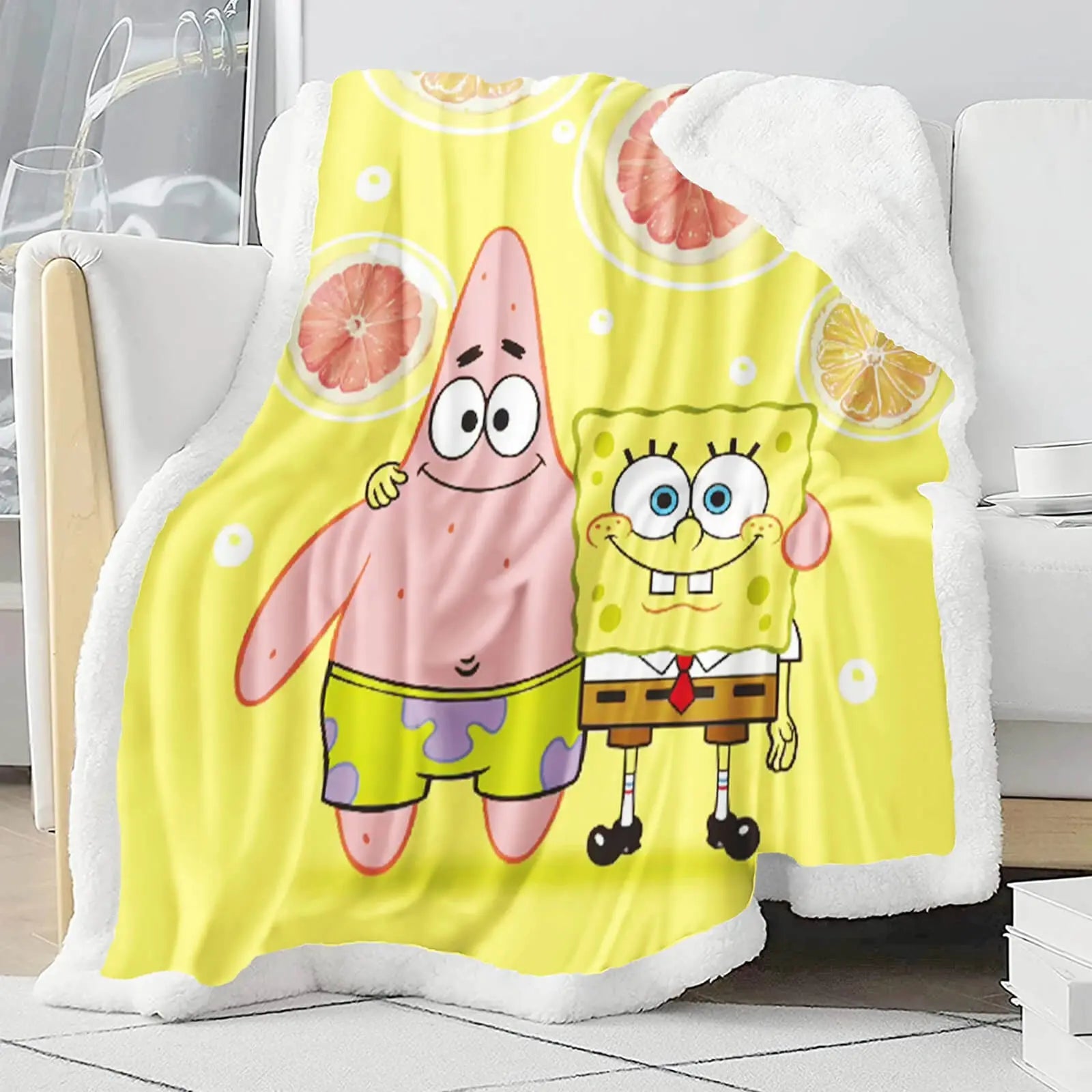 Spongebob Squarepants Kids Throw Blanket Zirconic