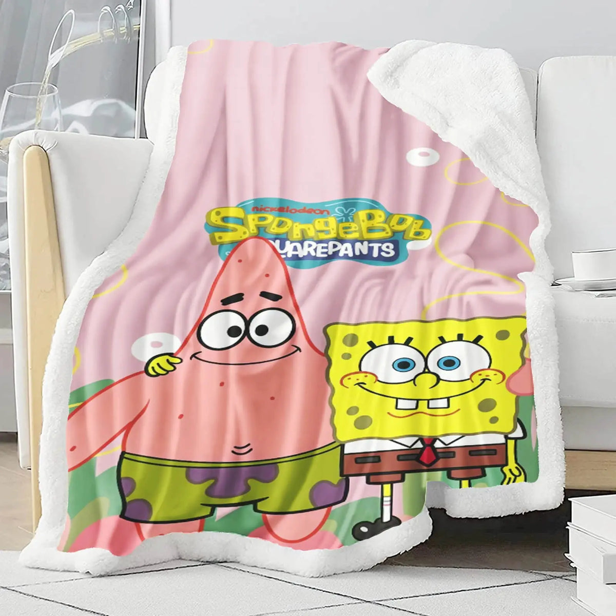 Spongebob Squarepants Kids Throw Blanket Zirconic
