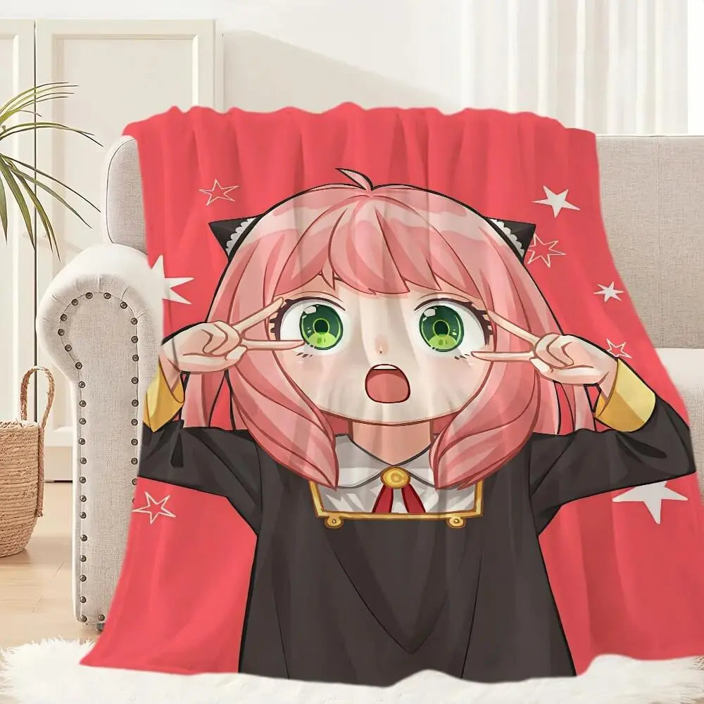 Spy X Family Anya Throw Blanket