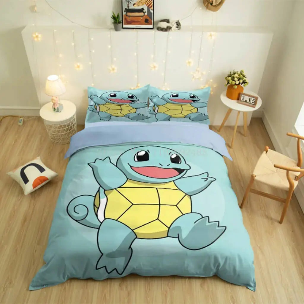 Squirtle Pokemon Duvet Cover