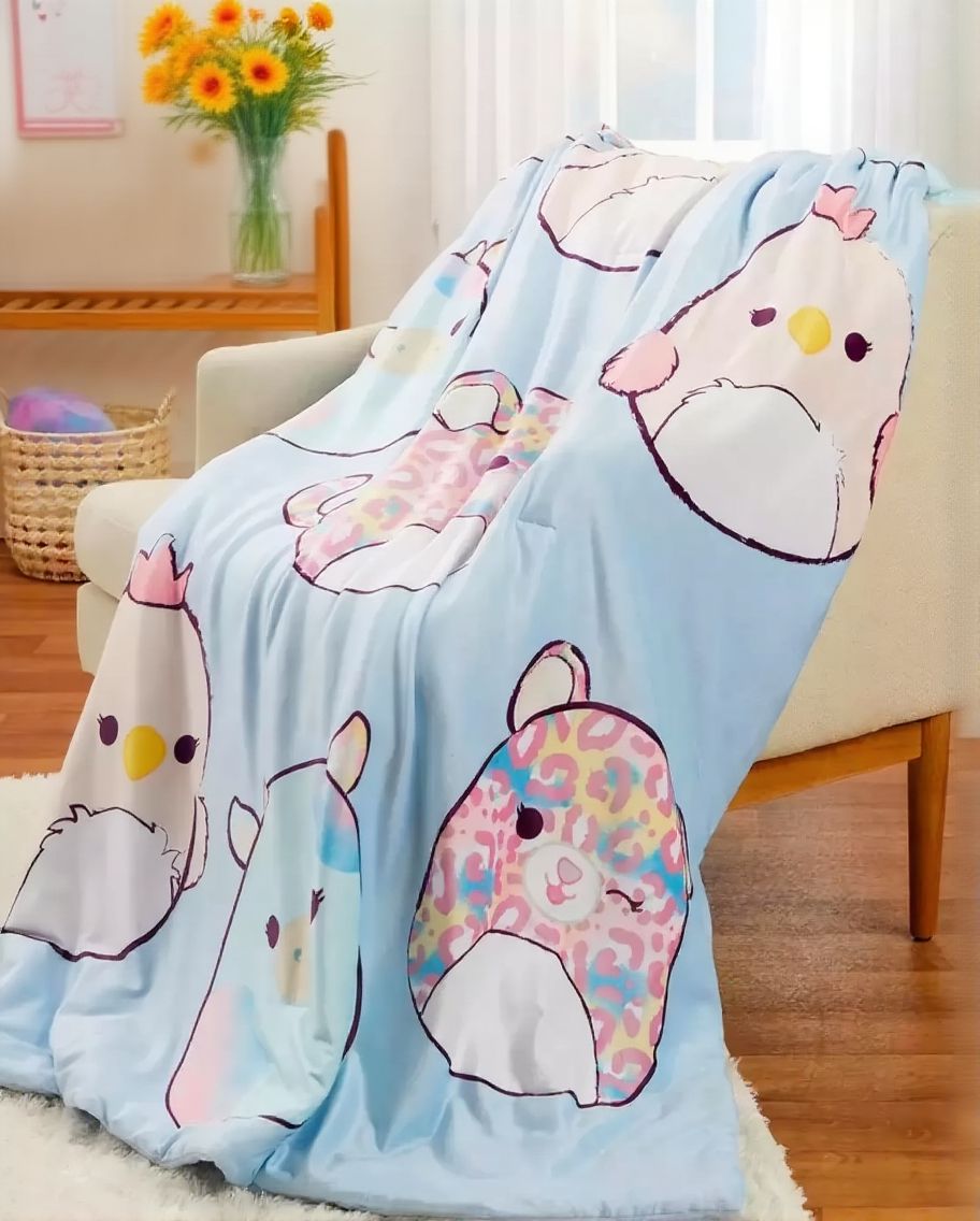 Squishmallows blanket for children