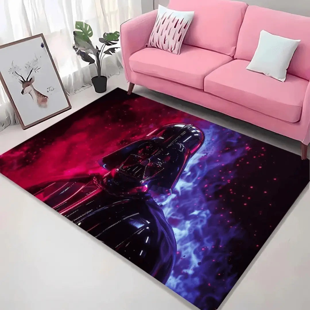 Soft home carpet rug placed in a living room with modern furniture