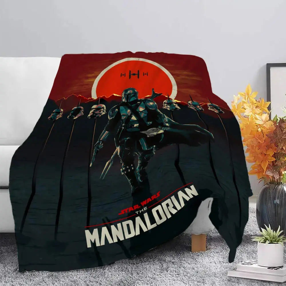 Star Wars Boba Fett Fleece Kids Throw Blanket Zirconic