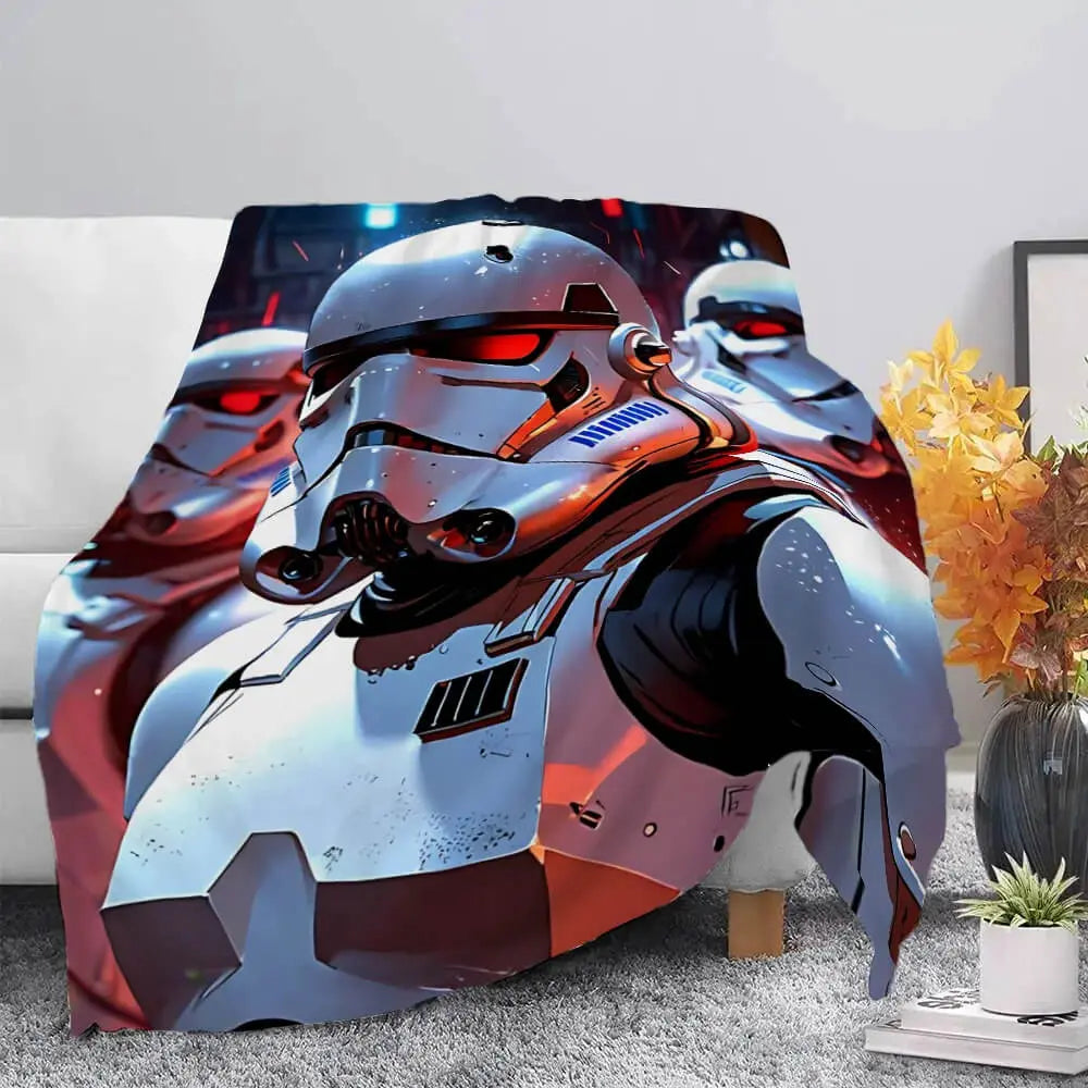 3D Star Wars Storm Trooper Kids Throw Blanket Zirconic