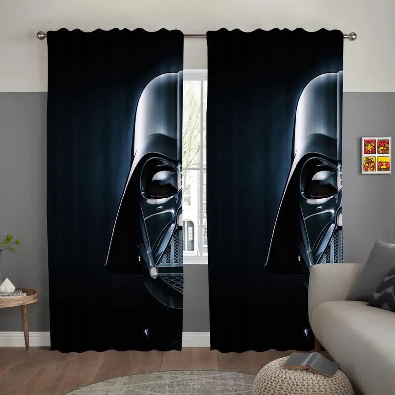 Star Wars Darth Wader Themed Curtain: Printed Satin Fabric
Home Decor Curtain