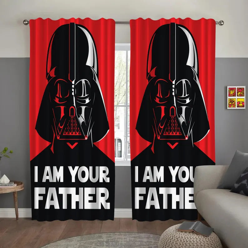 Star Wars Mandalorian Themed Curtain: Printed Satin Fabric
Adults Room Curtains