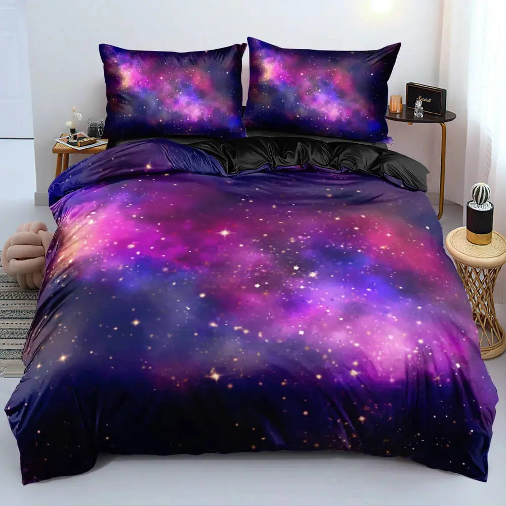 Starry Sky Universe Quilt Cover