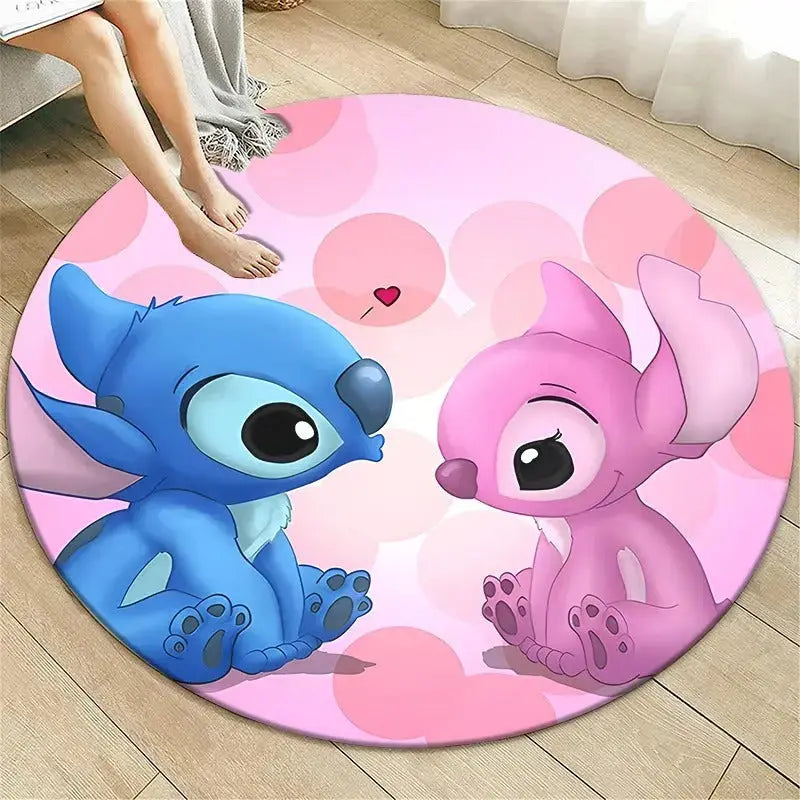 Stitch Flannel Round Rug (Copy) Zirconic