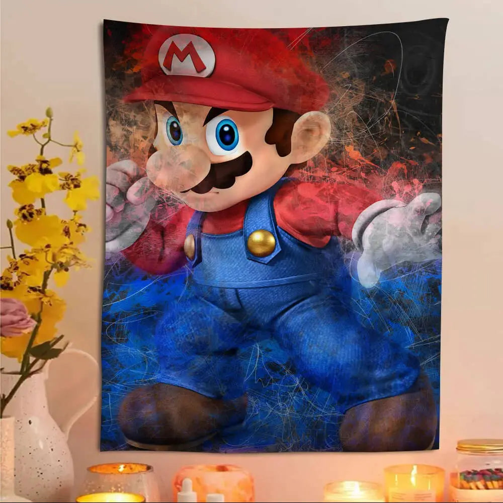 Super Mario Tapestry