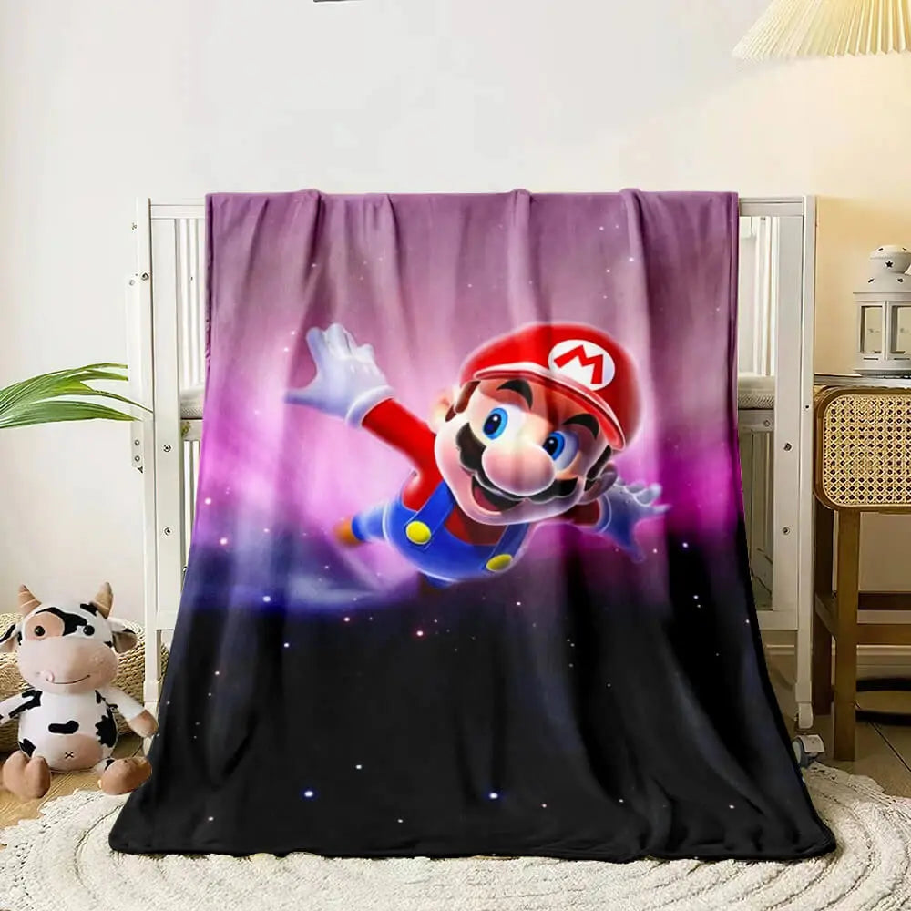 Super Mario Kids Throw Blanket Zirconic