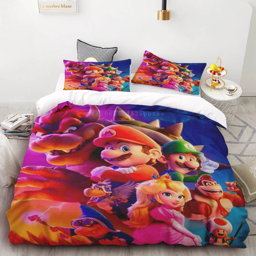 Super Mario Princess Peach home decor bedding