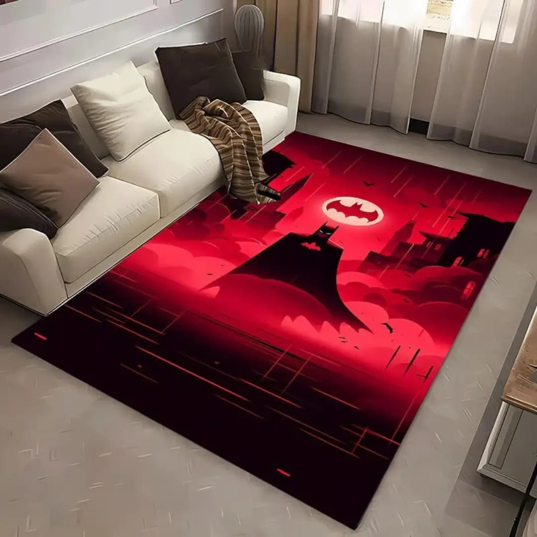 Soft home carpet rug placed in a living room with modern furniture