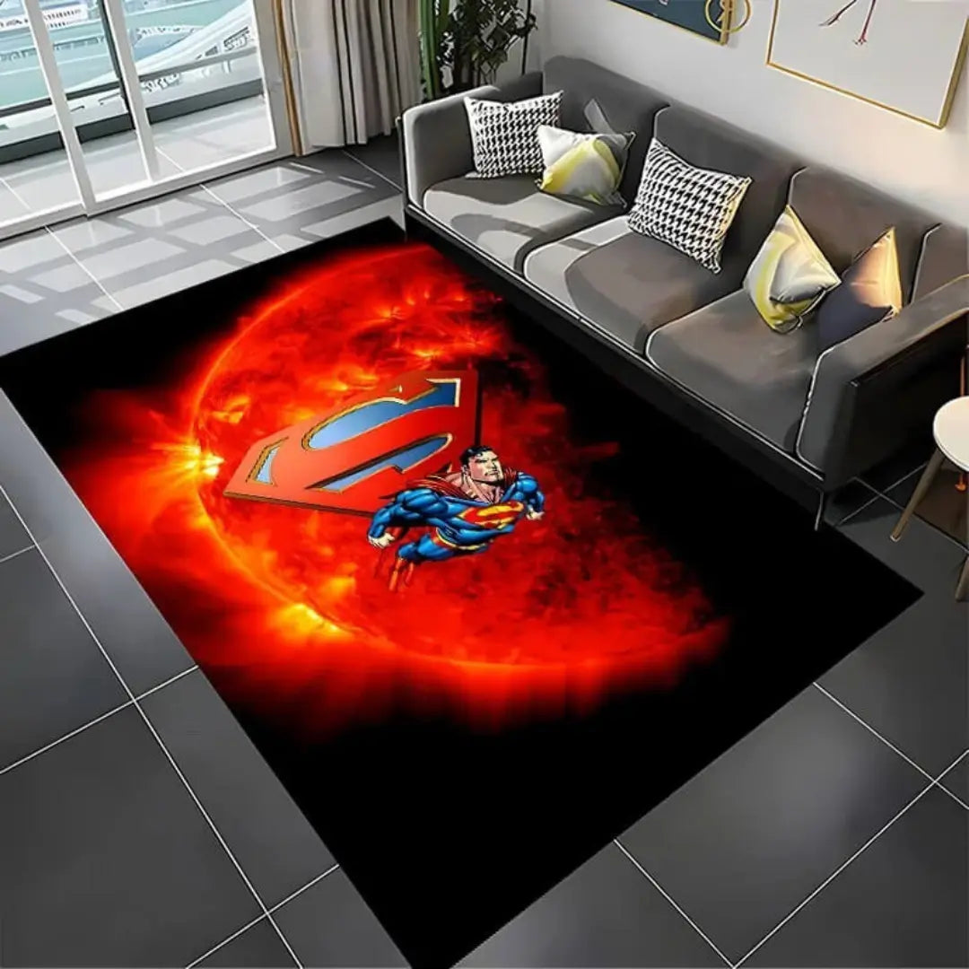 Soft home carpet rug placed in a living room with modern furniture