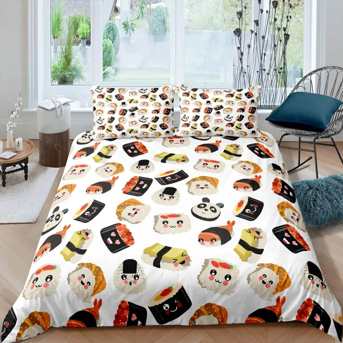 sushi bedding aesthetic room