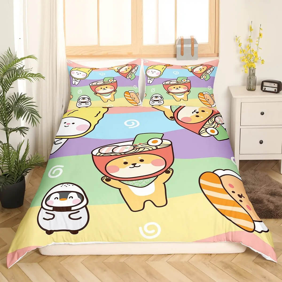 sushi bedding home decor