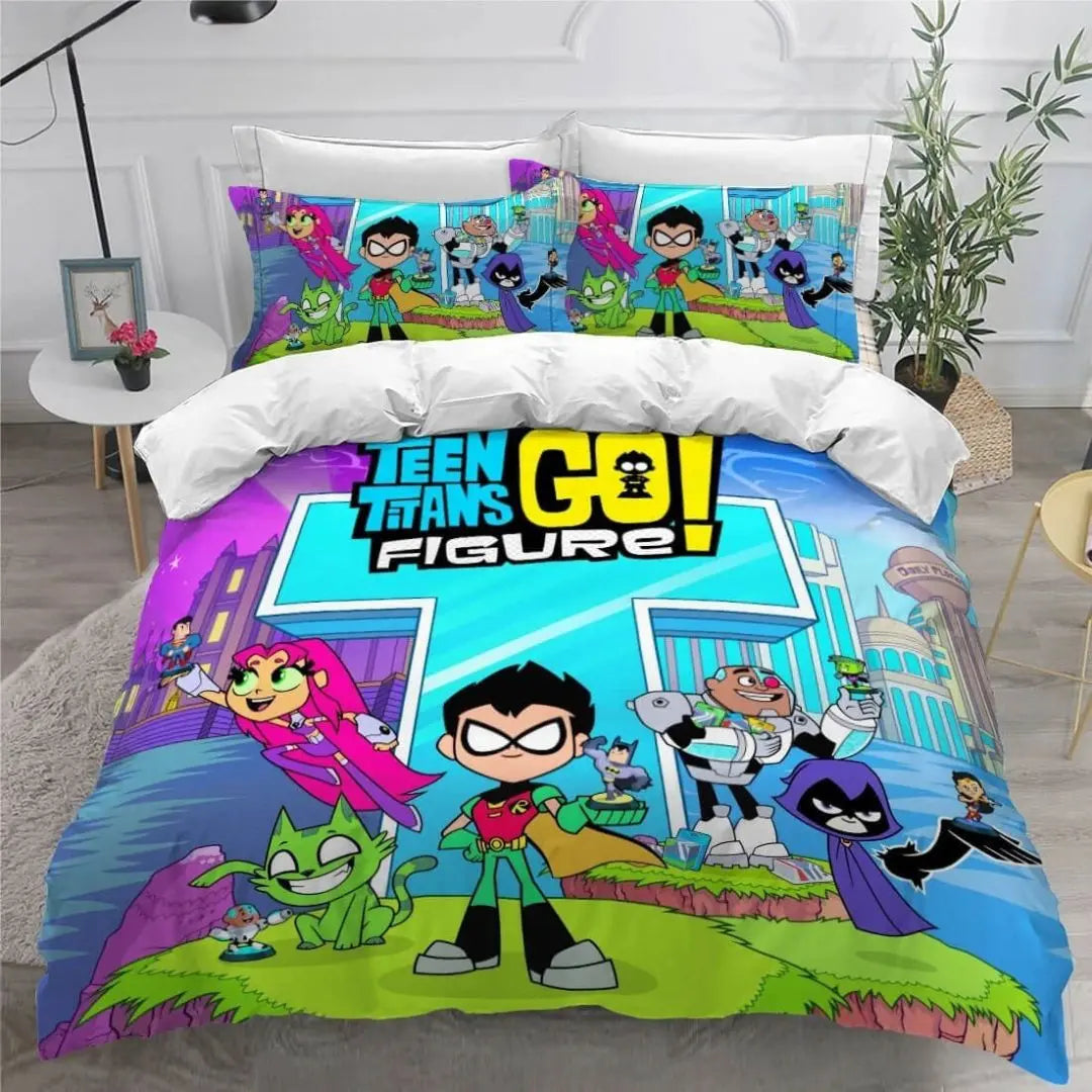 Teen Titans Go Duvet Cover