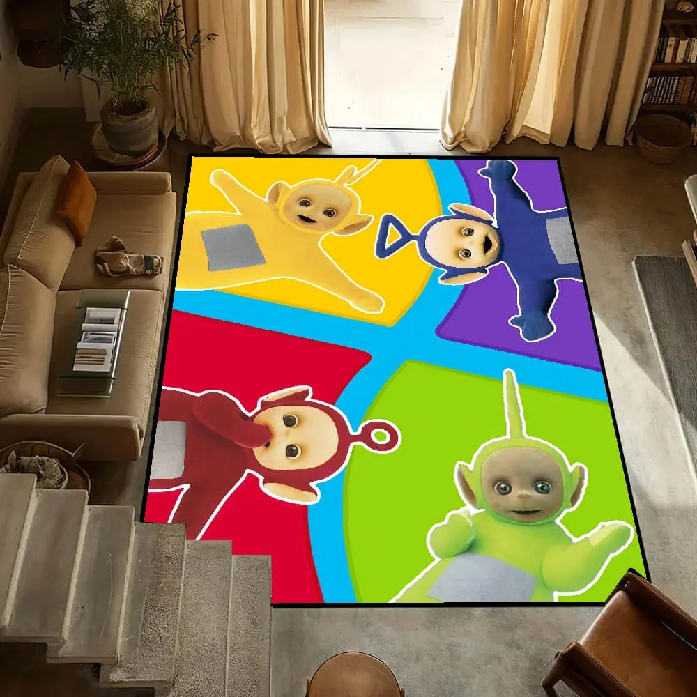 Teletubbies Cartoon Kids Rug