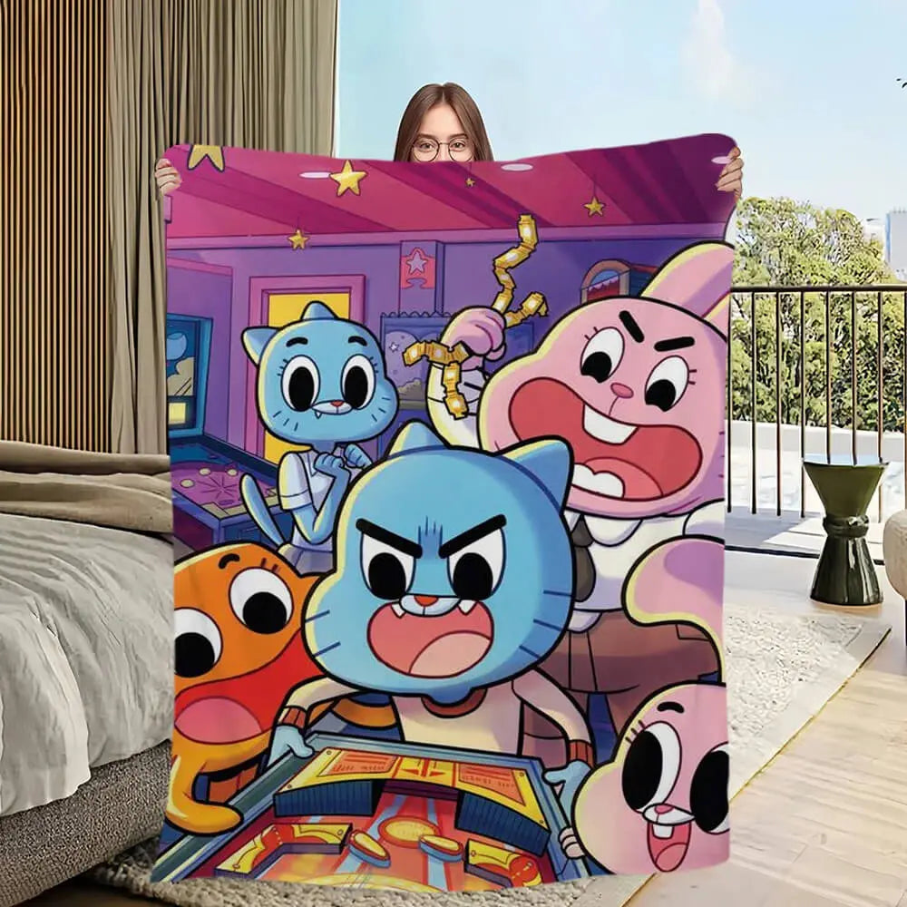 The Amazing World Of Gumball Throw Blanket