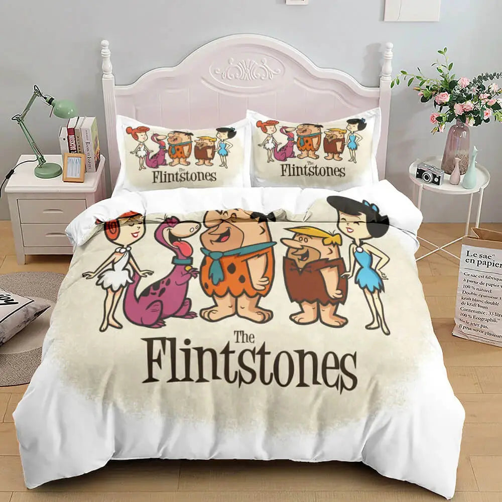 The Flintstone Quilt Cover